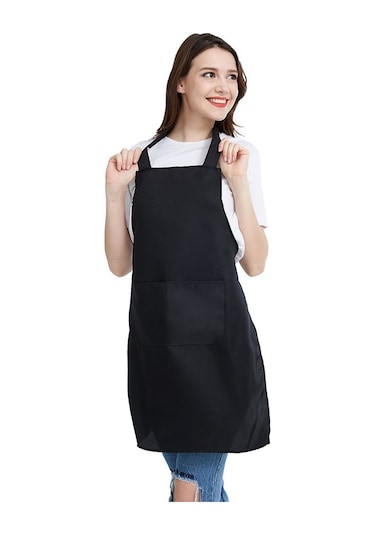 Bundera Apron Şef Aşçı Garson Önlüğü Boyundan Askılı Cepli Önlük (405876133)