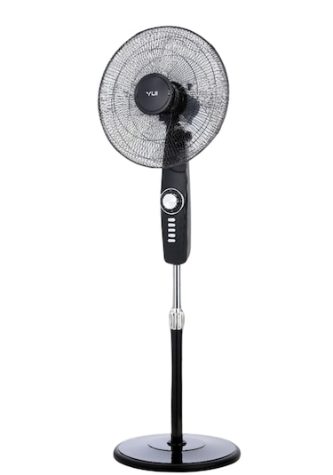 F49 Siyah 16 Inç 50w 4 Kademe 5 Pervane Döner Başlıklı Vantilatör