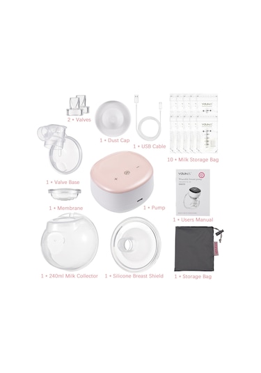 Youha P3 Giyilebilir Göğüs Pompası Emzirme İçin Taşınabilir