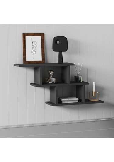 Funda Duvar Rafı Antrasit