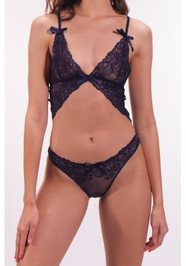 Nipora Kadın Transparan Dantelli Sütyen Takım Bralet Takım 1805
