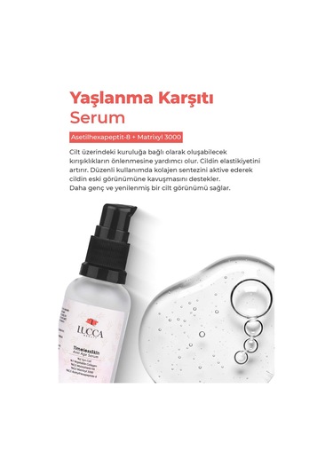 Lucca Beauty Timelessskin Kırışıklık Karşıtı Serum 30 ML