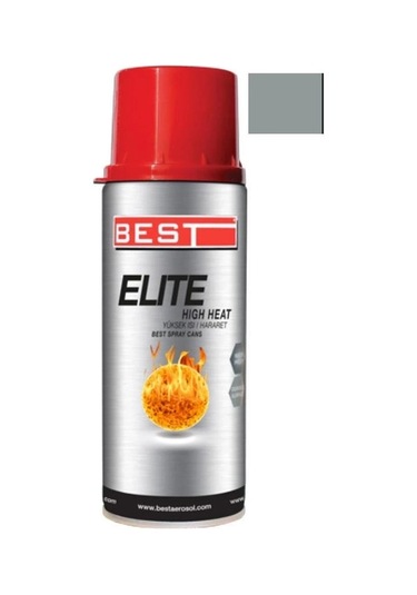 Mey İthalat Best Elite Gümüş 600 C Isıya Dayanıklı Sprey Boya 400 Ml Diğer