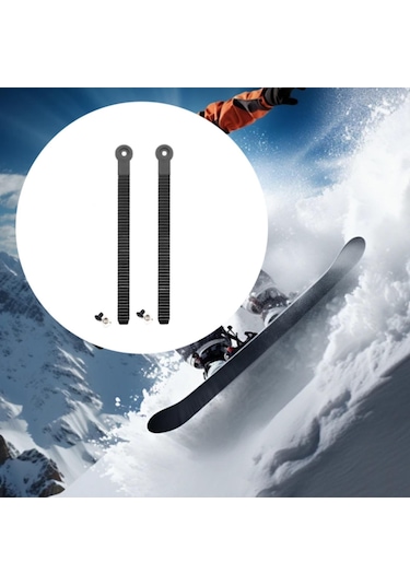 Dolıty Snowboard Ayak Bileği Askıları Sabitleme 2-adet Siyah