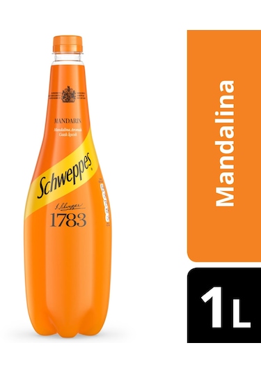 Schweppes Mandalina Aromalı Gazlı İçecek 1 Lt X 6 Adet