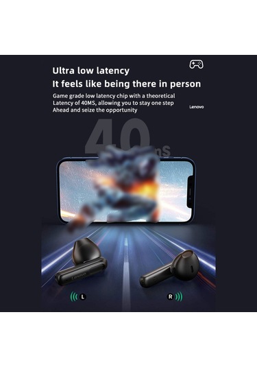 Geeroyoo Lenovo EA120 Kablosuz Yarı Kulak İçi Kulaklık