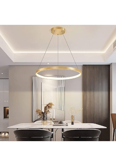Coda / 60 Cm / 3 Renk Işık / Sarkıt Avize / 3 Yıl Garan... Gold Sarı
