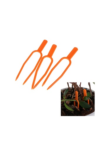 Lebihmurah 2664 50 Adet Plastik Bitki Klipleri Sabitleme Sabitleme Kelepçesi Çilek Tarımı Klip Karşılaşma