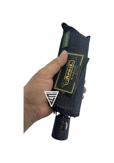 April A-210g A2 Süper Mini 8 Telli Tam Otomatik Şemsiye Siyah