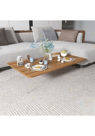 Yeni Model Dikdörtgen Yer Sofrası 60 110 Ahşap