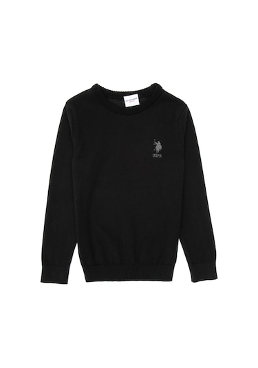 U.s. Polo Assn. Erkek Çocuk Siyah Kazak /triko 50307845-vr046 Siyah