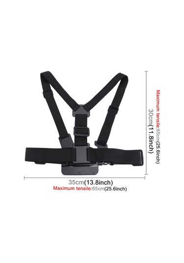 Butu Puluz Pu26 Gopro Hero4/hero3+ İçin Ayarlanabilir Gövde Montajlı Kemer Göğüs Kemeri Kancası Montajı