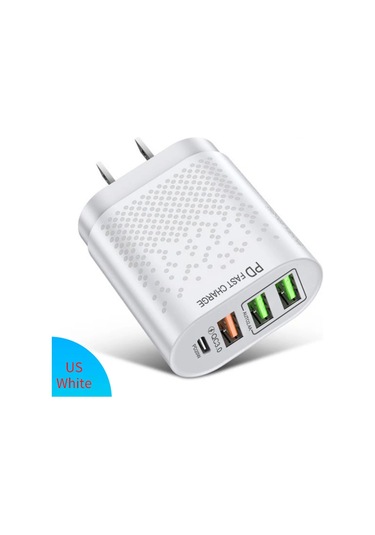 Lovebay 4 Portlu Pd 20w + Qc3.0 Usb C Hızlı Şarj Adaptörü İphone Uyumlu Xiaomi Samsung Huawei Bizedistribütör Garantili