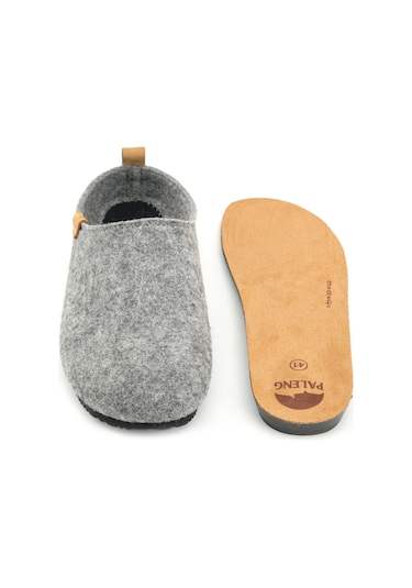 Paleng Dört Mevsim Çıkarılabilir İç Taban Comfort Ev Bahçe Erkek Terlik Pt1kme.00036.00.019.2n Gri