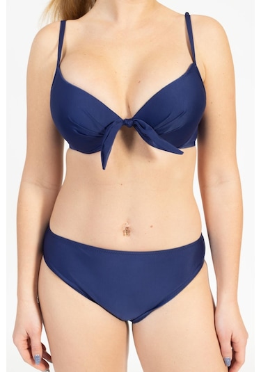 Pemilo Kadın 717 Kaplı Bikini Takımı Lacivert-lacivert 37162 - 1