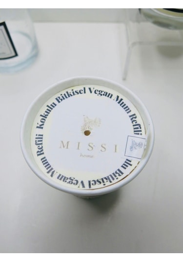 MİSSİ LİMON ÇİÇEĞİ VEGAN REFİL MUM 200 GR