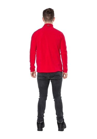 Trespass Maflmfn10001 Blackford Male Microfleece At100 Red Erkek Polar 001
