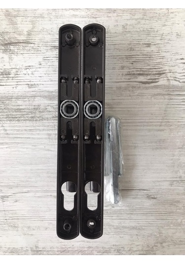 Kilitli Kapı Kolu Yaylı Beyaz - Ral 8022 / 92 Eksen