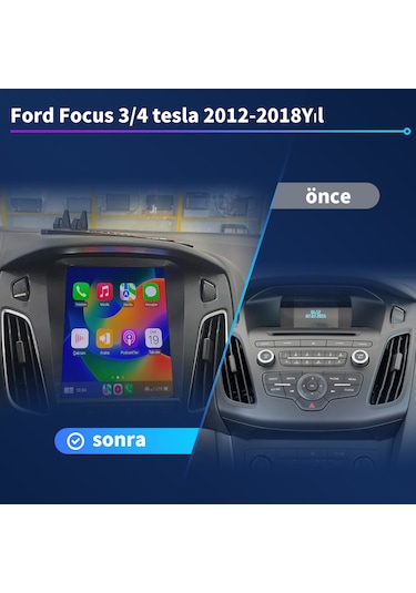 Ford Focus 3/4 Tesla 2012-2018 Yıl Multimedya 4-64 Gb Navigasyon