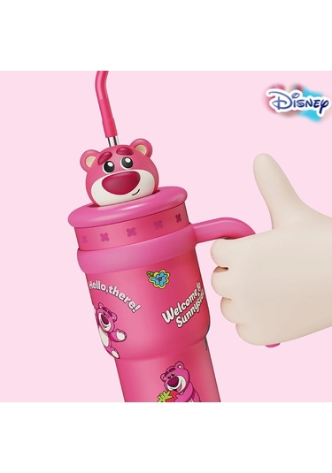 Cadılar Bayramı Tumbler Termos Kahve İçin 700 Ml Büyük Mac 316 Koyu Pembe