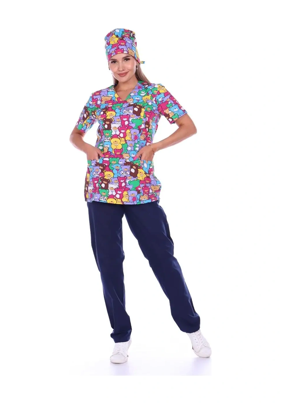 Medicina Plus Kadın Tıbbi Pantolonlar İş Kıyafeti 114013126 Mavi