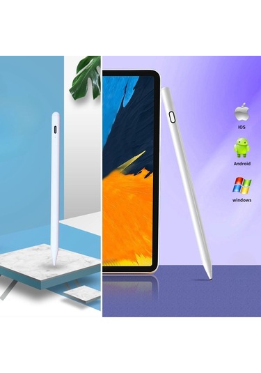 Evrensel Tablet Ve Dokunmatik Telefonlarla Uyumlu Hassas Çizim Ve Tasarım Kalemi Çok Renkli