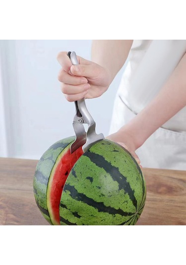 Suntek Karpuz Kesici Temiz Pense Şekli Mutfak Gereçleri İçin Gümüş Diğer