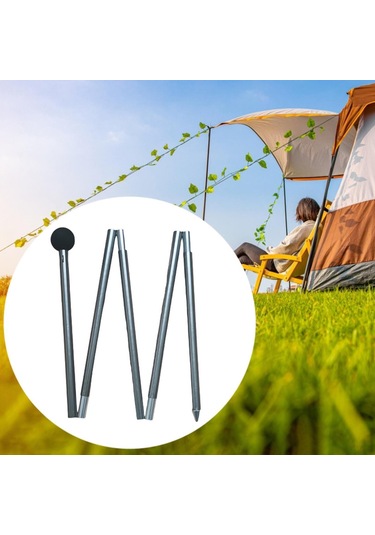 Suntek Çadır Direği Beş Bölümlü Barınak Yapımı Plaj Gri