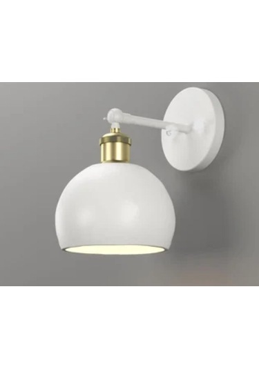 Riolight Retro,rustik,vintage Mafsallı Beyaz Hareketli Başlık Tek Beyaz