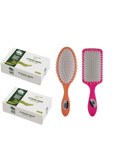 Tariş Zeytinyağlı El Ve Saç Sabunu 125 Gr 2 Adet Saç Fırça Tarak