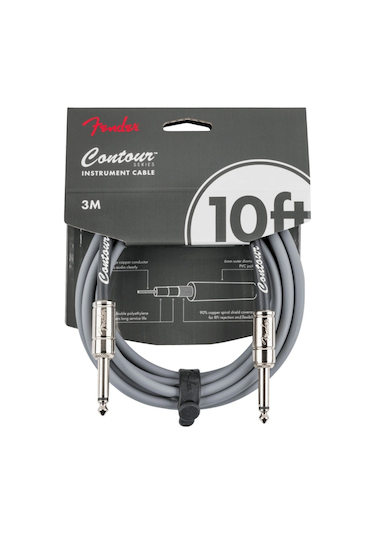 Fender Contour Serisi 3 Mt. Gitar Kablosu Inca Silver Enstrüman Kablosu