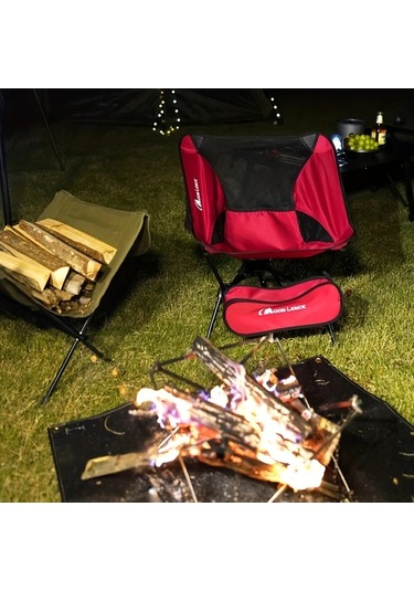 Dashanshop Haki Ultrahafif 4 Nesil Moon Lence Kamp Sandalyesi Kompakt Katlanabilir Aluminyum Cerceve Oxford Kumaş Yuruyus Daginlik Plaj Haki