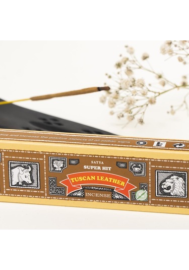 Satya Tuscan Leather Aromalı Masala Çubuk Tütsü