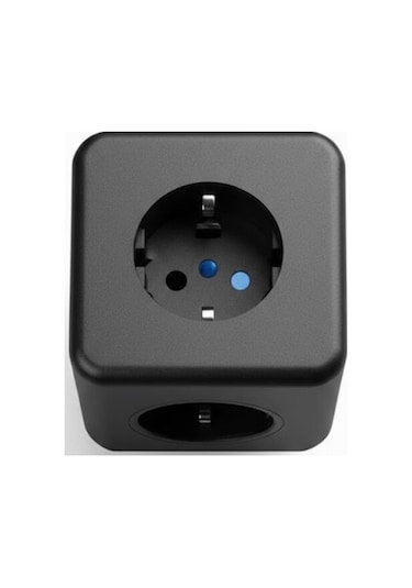 Akım Ve Voltaj Korumalı Küp Priz 3 Usb Destekli 0
