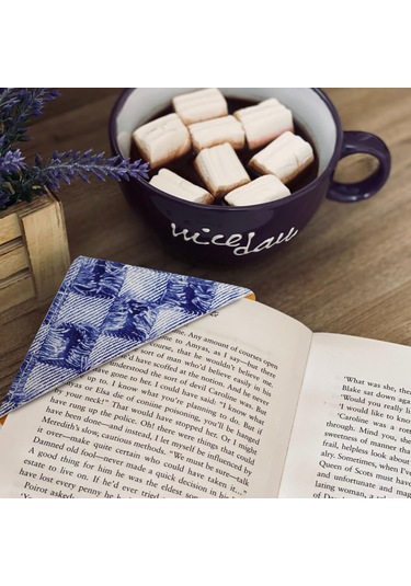 Deri Ayraçlar, Okuma Severler İçin 4 Parça Köşe Sayfa Ayraçları,