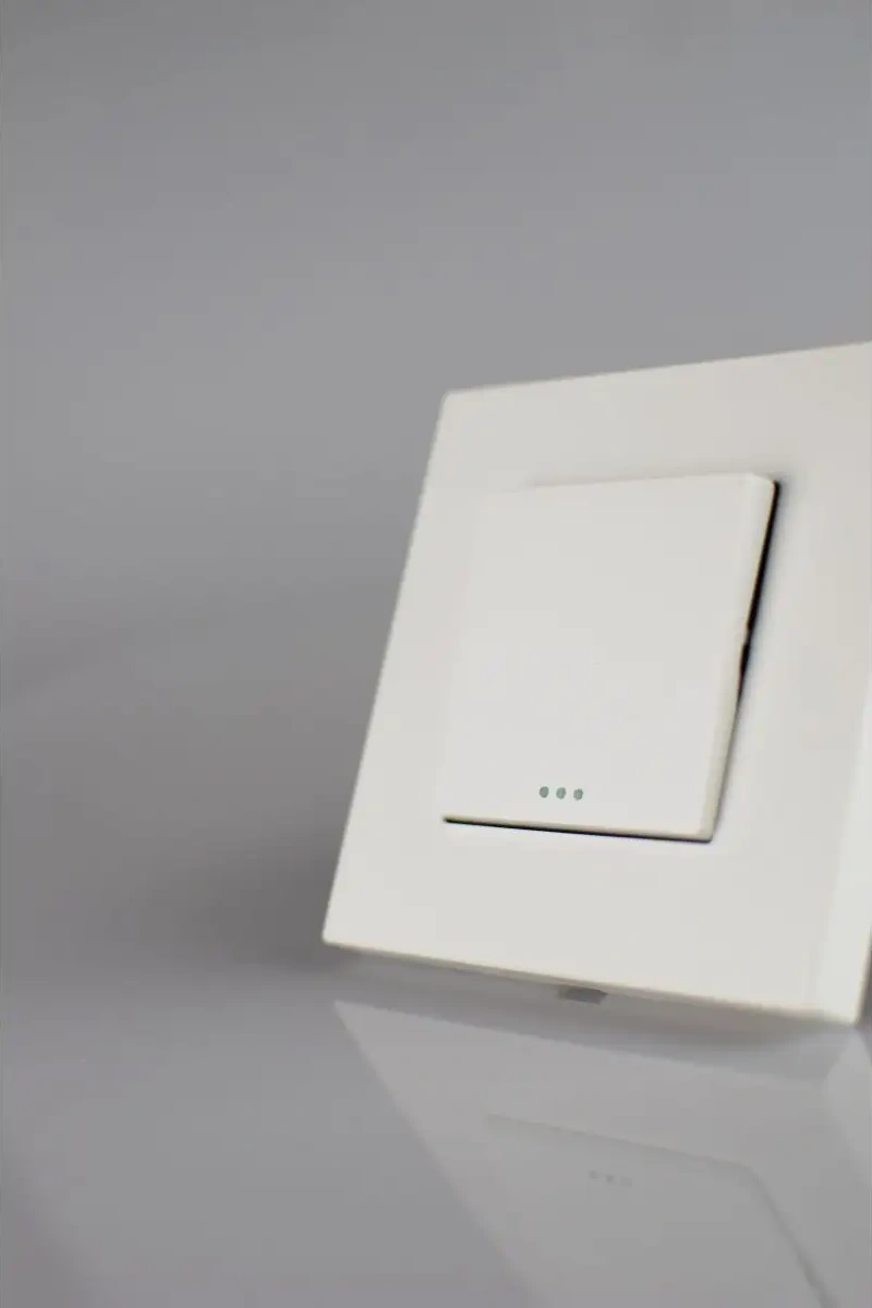 Vo'stabl Aydınlatmasız Beyaz Tek Tuşlu Işık Anahtarı 154082610