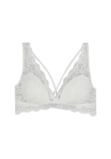 Magic Form 1470 Dantel Bralette Sütyen - Ekru Ekru