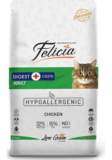 Felicia Yetişkin Tavuklu-Hamsili Kedi Maması 12 KG