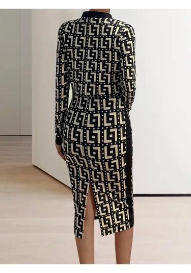 The İstanbul Kadın Uzun Kollu Askılı Yuvarlak Yaka Desenli Dalgıç Bluz Ceket Ve Etek Üçlü Takım Siyah The İstanbul Kadın Uzun Kollu Askılı Yuvarlak Yaka Desenli Dalgıç Bluz Ceket Ve Etek Üçlü Takım Siyah