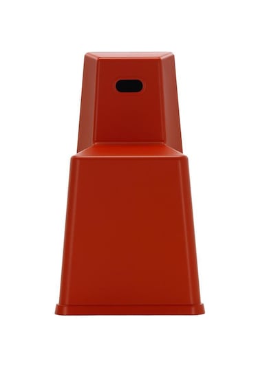 Vitra Stool Tool Tabure, Konstantin Grcic Tasarımı, Tüv Ve Gs Sertifikalı Modern Tasarım Kırmızı