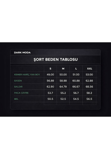 Dark Moda Erkek Sade Oversize İki İplik Kompakt Şort Siyah