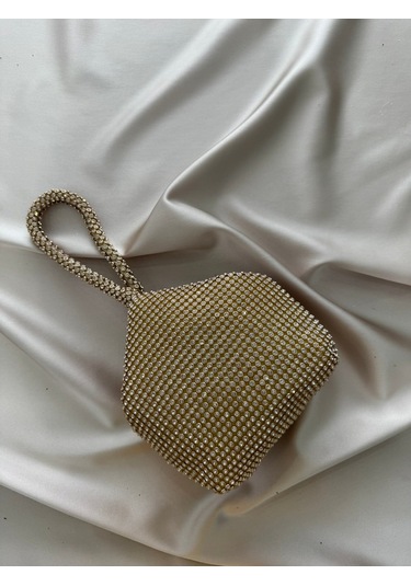 Öznora Gold Torba Model Abiye Çanta Std