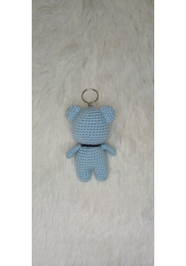Amigurumi Ayıcık Anahtarlık Mavi