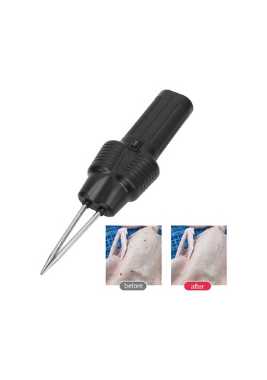 Konesam El Tipi Elektrikli Kanat Temizleyici - Ticari Kuluçka/marketler İçin Hızlı Tavuk-ördek-kaz Tüy Çıkarıcı Siyah