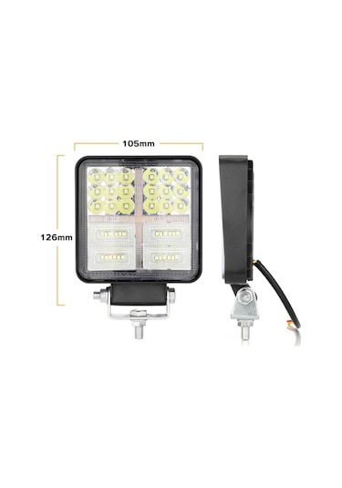 Sis Lambası Kare Flaşlı 12-24v/ Lass313