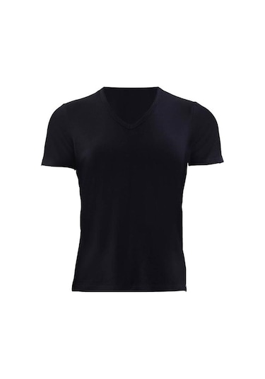 Blackspade 9249 Kids Siyah V Yaka Kısa Kol Thermal