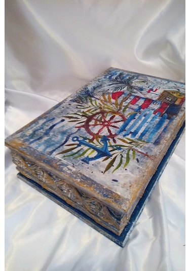 Sevgili Hediye Kutusu Sevgililer Günü Ahşap El İşi Hand Made Mücevher Kutusu Orta Boy 01