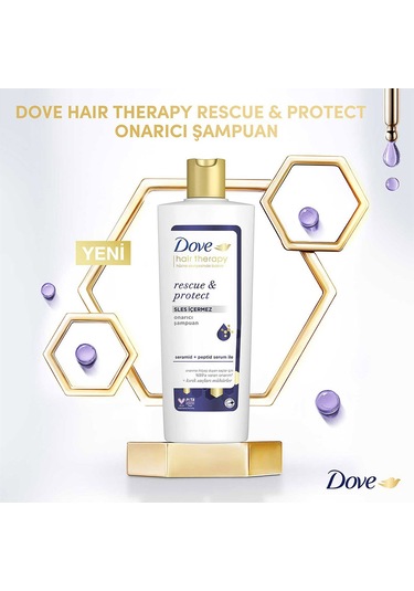 Dove Hair Therapy Onarıcı Saç Bakım Seti 3'lü
