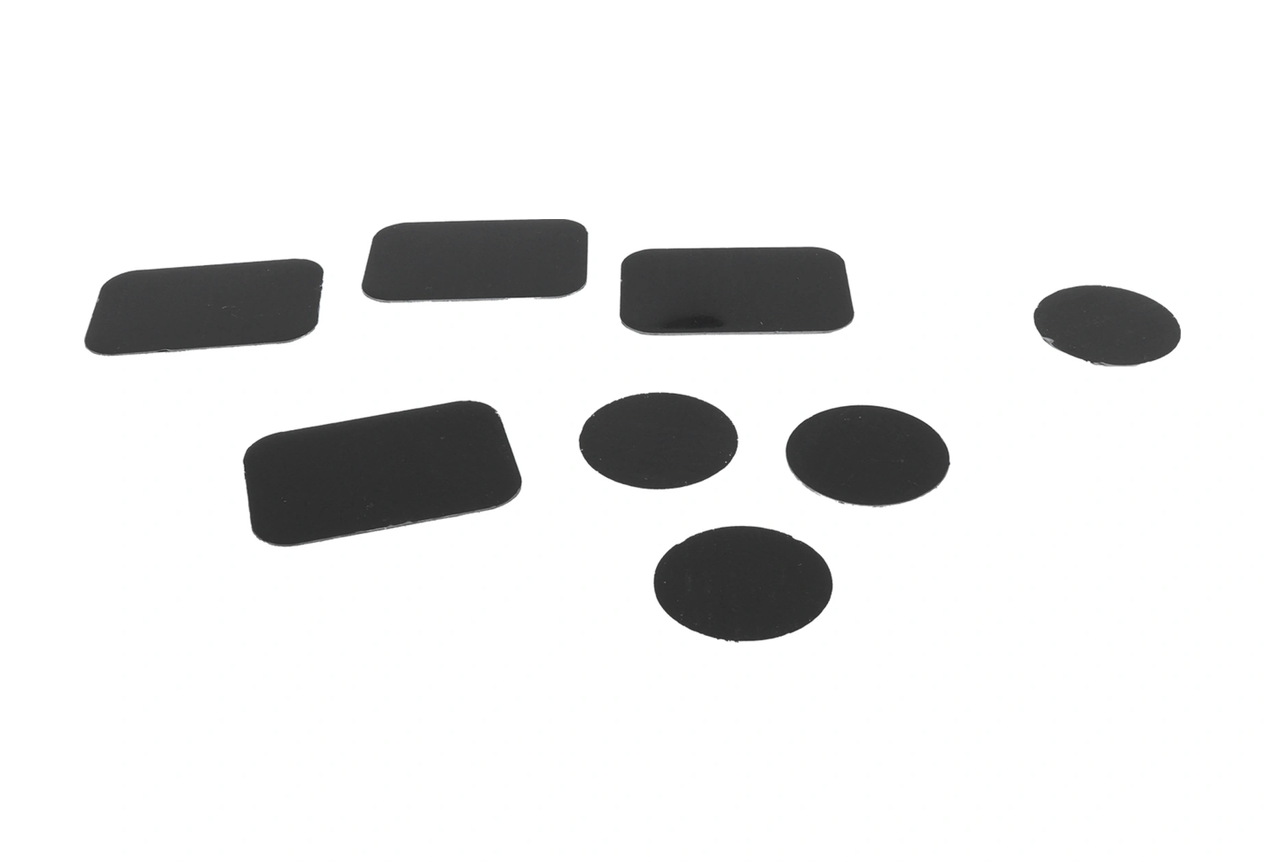 Mufunye 8 Adet Çelik Metal Levha: Akıllı Telefon, Tablet Ve Gps İçin Sabitleyici, Dürtme Engeli, Kolay Kurulum 4 Daire + 4 Dikdörtgen