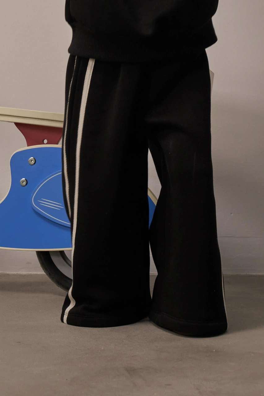 Siyah Wide Leg Eşofman Altı Siyah